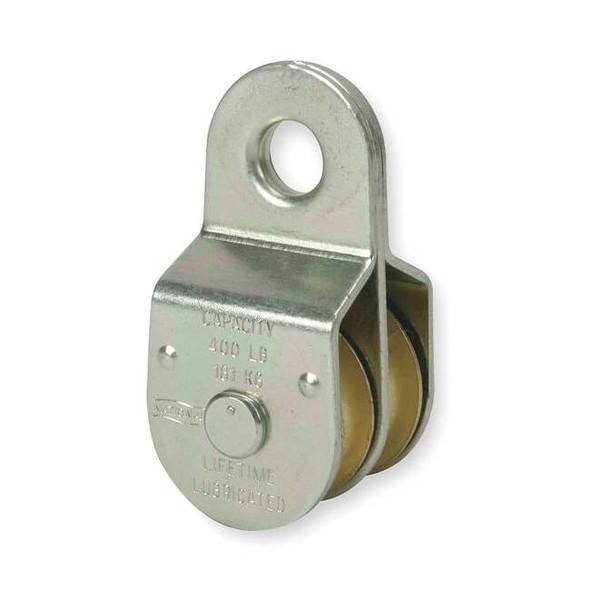 Manufacturer Varies Fixed Eye Double Pulley,Zinc 1RCK6