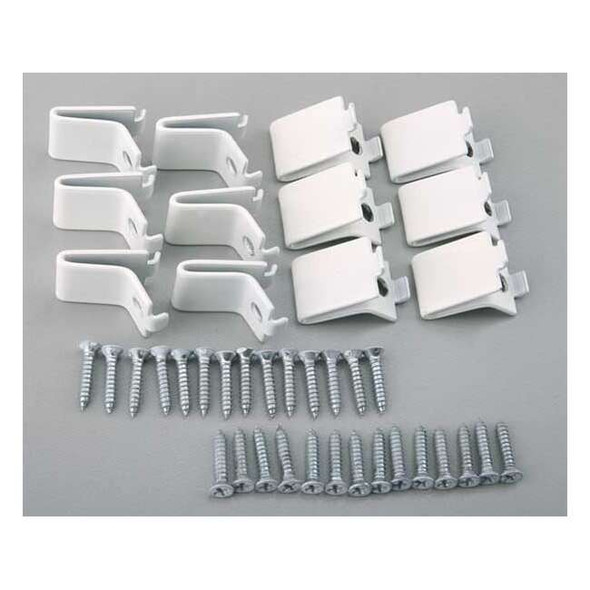 John Sterling Shelf Support,Steel,4 1/4 in H,PK12 PB-0086-WT