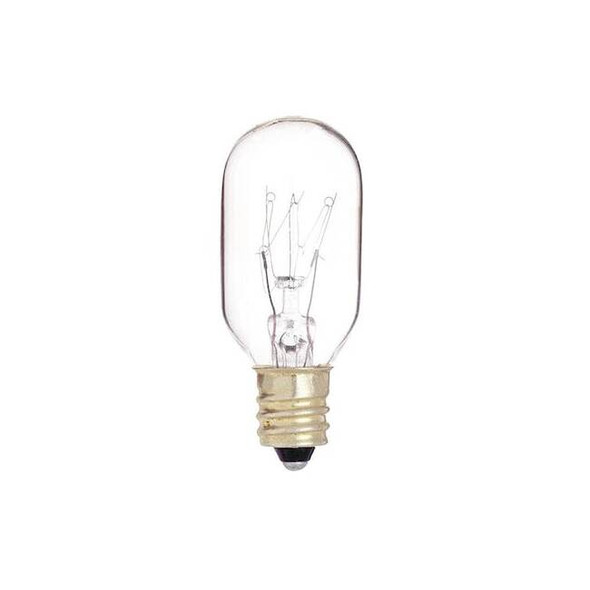 Bulb, Incandescent, 25W, T8, Candelabra Base, Sign & Indicator, 10PK Pack of 20
