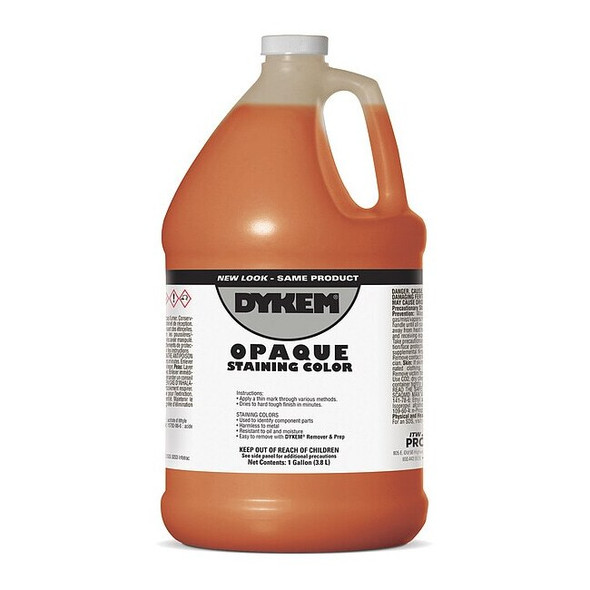 Dykem Layout Fluid,Orange,1 gal.,Bottle 81713 Pack of 4