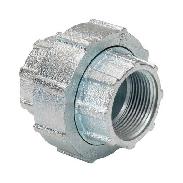 IMC/Rigid Coupling, 2 in, Threaded, Iron, Plain Pack of 10