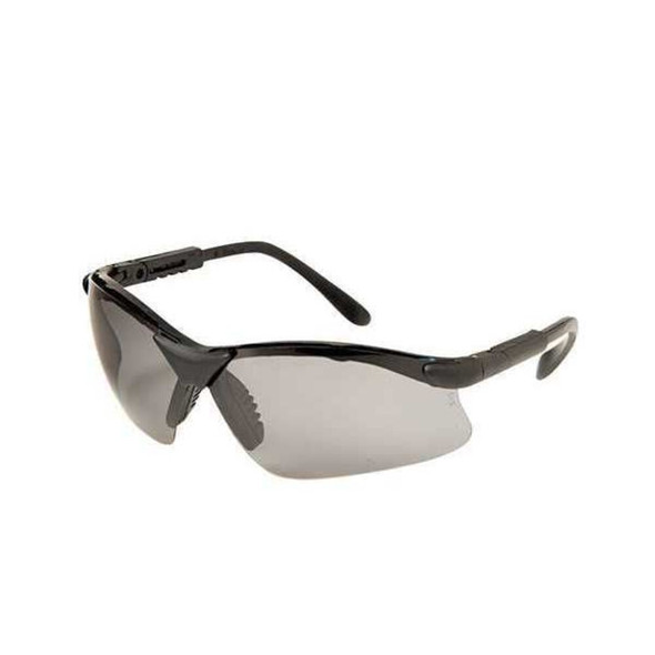 Cobalt, Safety Glasses, Uncoated, Smoke Lens, Black Frame, Full-Frame, Polarized  CB01PO1D
