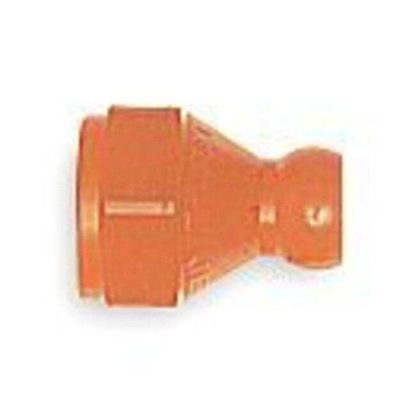 Loc-Line Flex Hose Flare Nut Adapter,3/8 In,PK4 41412