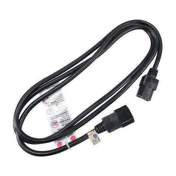Manufacturer Varies Power Cord, IEC C14, SJT, 6 ft., Blk, 10A, 18/3 5XFT1ID