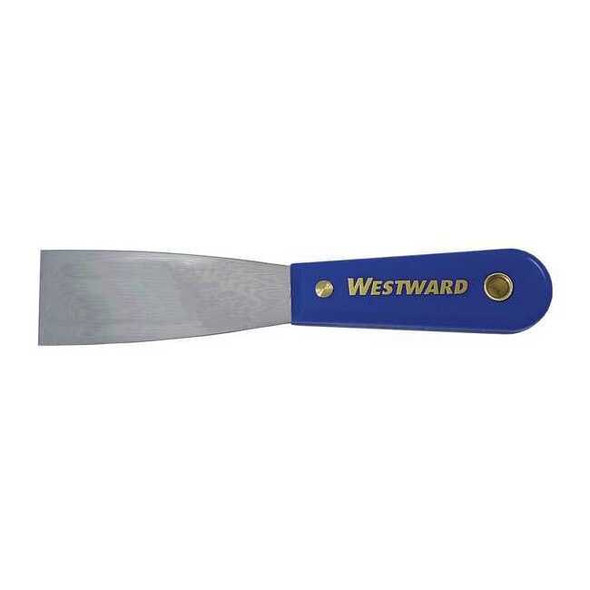 Westward Putty Knife, Stiff, 1-1/2", Carbon Steel 1UKF4