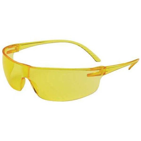 SVP200, Safety Glasses, Anti-Fog, Amber Lens, Amber Frame, Frameless Pack of 10