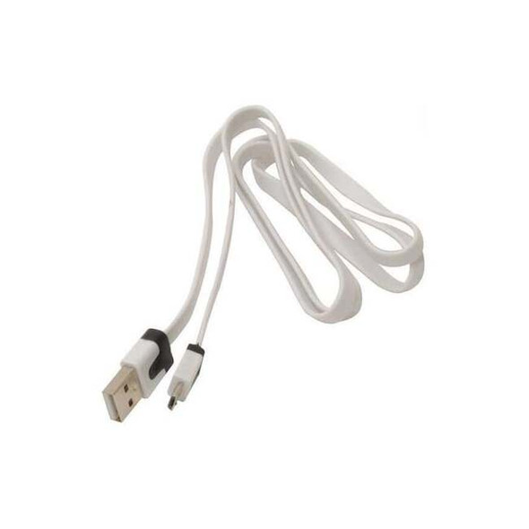 Mobilespec Charge/Sync Micro-USB Cable,3ft.,White MSMICROWH5G Pack of 5