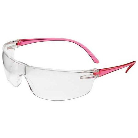 SVP200, Safety Glasses, Anti-Fog, Clear Lens, Pink Frame, Frameless Pack of 10
