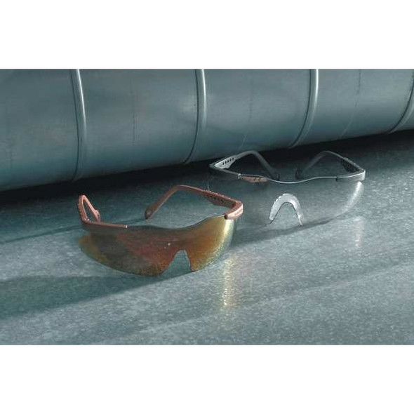 Smith & Wesson Magnum 3G, Safety Glasses, Anti-Scratch, Clear Lens, Black Frame, Frameless 19799