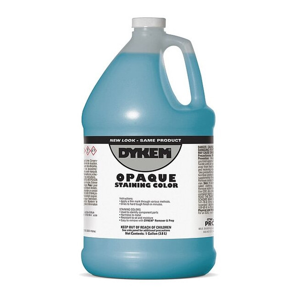 Dykem Opaque Staining Color,Gallon,Lite Blue 81725 Pack of 4