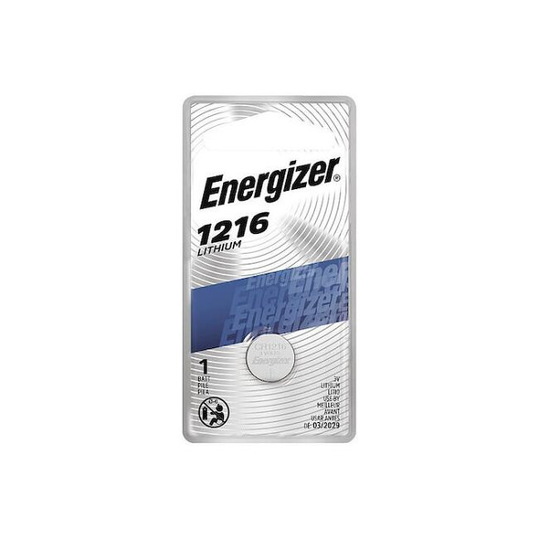 Energizer Energizer 1216 Lithium Coin Battery, 1 Pack - 3V DC ECR1216BP