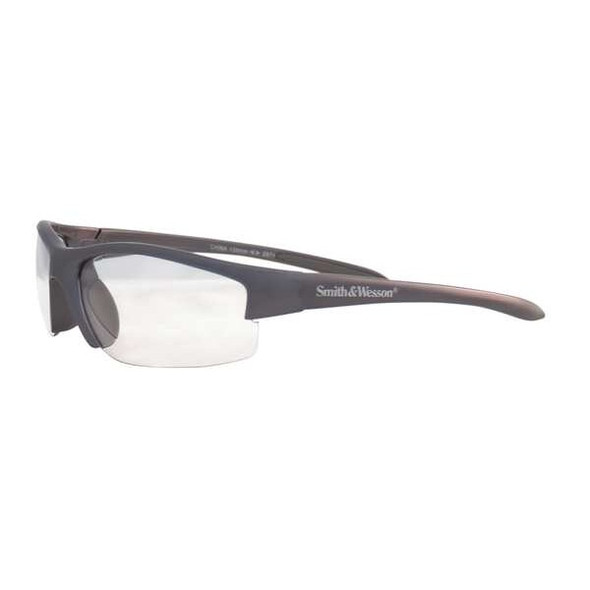 Equalizer, Safety Glasses, Anti-Scratch, Clear Lens, Gray Frame, Half-Frame