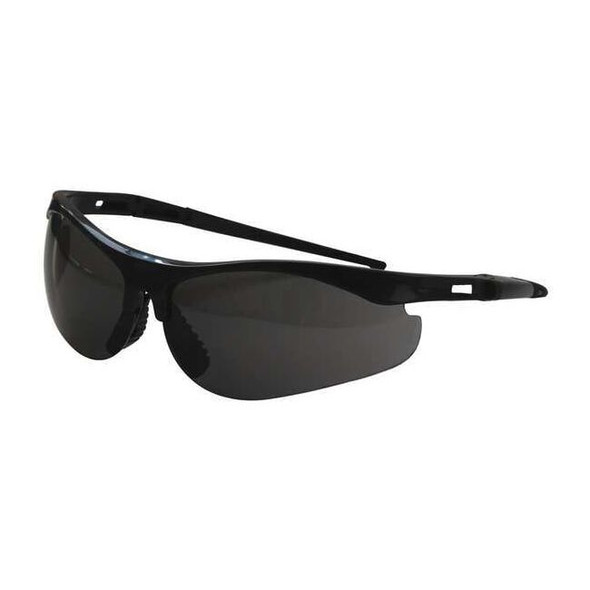 Thecla, Safety Glasses, Anti-Scratch, Gray Lens, Black Frame, Half-Frame