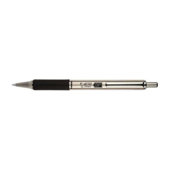 Zebra Pen Retractable Ballpoint Pen, Fine 0.7 mm, Black 29211 Pack of 6