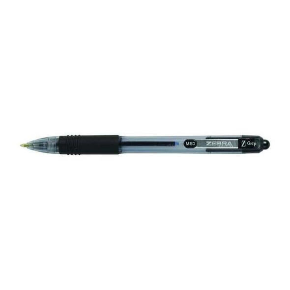 Retractable Ballpoint Pen, Medium 1.0 mm, Black 12/Pack Pack of 6