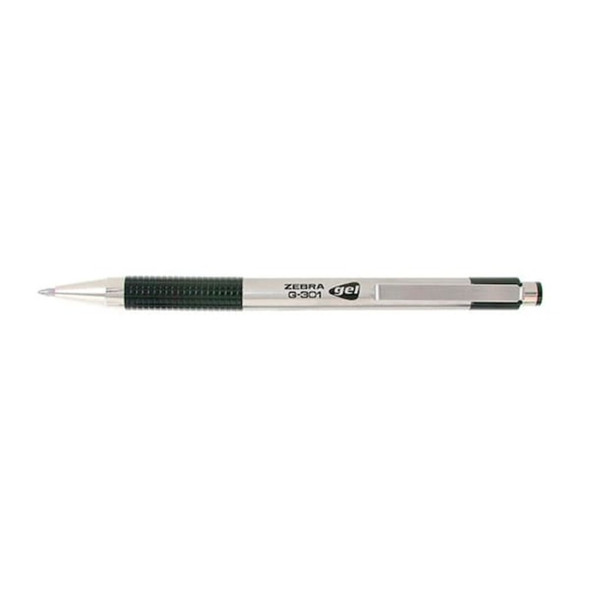 Zebra Pen Retractable Gel Pen, Medium 0.7 mm, Black 2-Pack 41312 Pack of 6