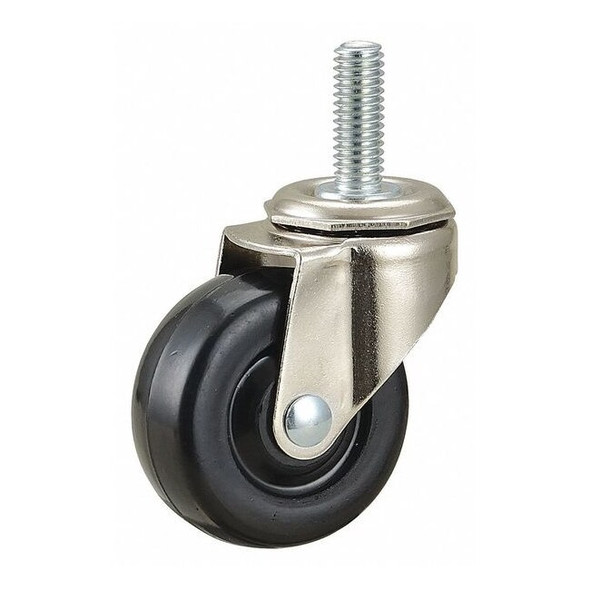 Manufacturer Varies Stem Caster,2"dia,Rubber,75lb 1G003