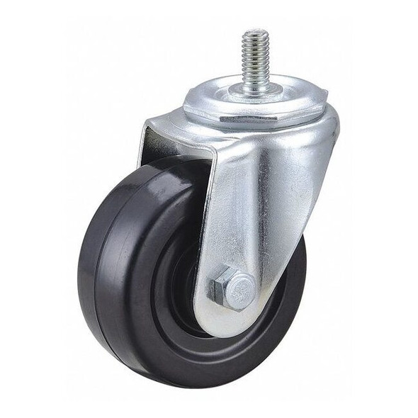 Manufacturer Varies Swivel Stem Caster,Rubber,3 in.,110 lb. 1G007