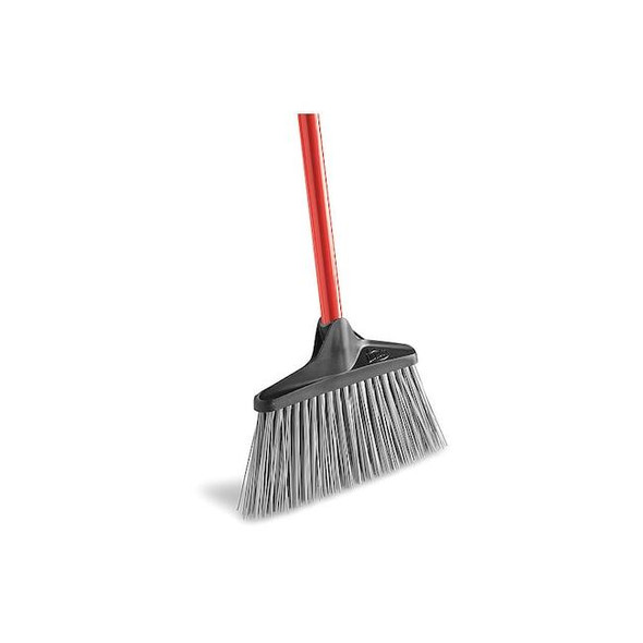 Libman Stiff Sweep Lobby Broom, Steel Handle, 38"Hx10"W 1086 Pack of 6