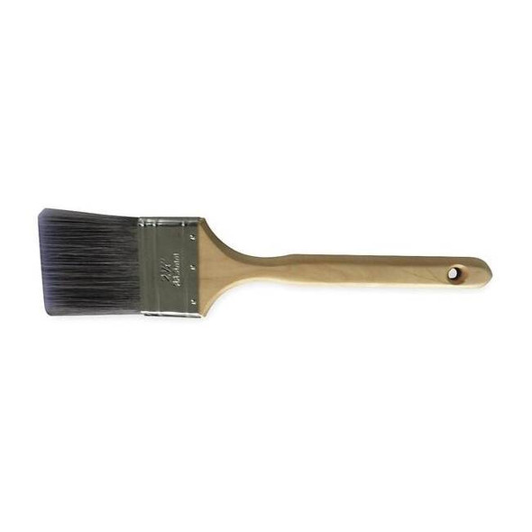 2-1/2" Flat Sash Firm, Polyester Bristle, Paint Brush, Sealed Wood Handle