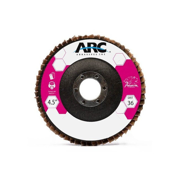 Arc Abrasives Flap Disc,Coated,Ceramic 75-10823FF Pack of 10