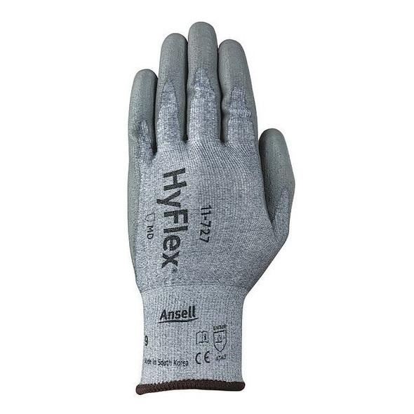 Cut-Resistant Coated Gloves, Cut Level A2 ,Dipped ,Polyurethane ,Sandy ,XS 1 PR