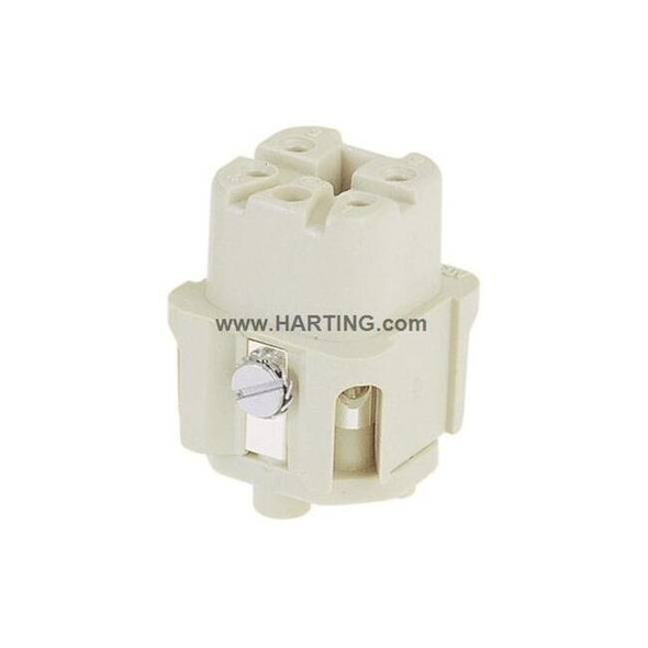 Harting Rectangular Connector Insert,10 A 09200042711 Pack of 10