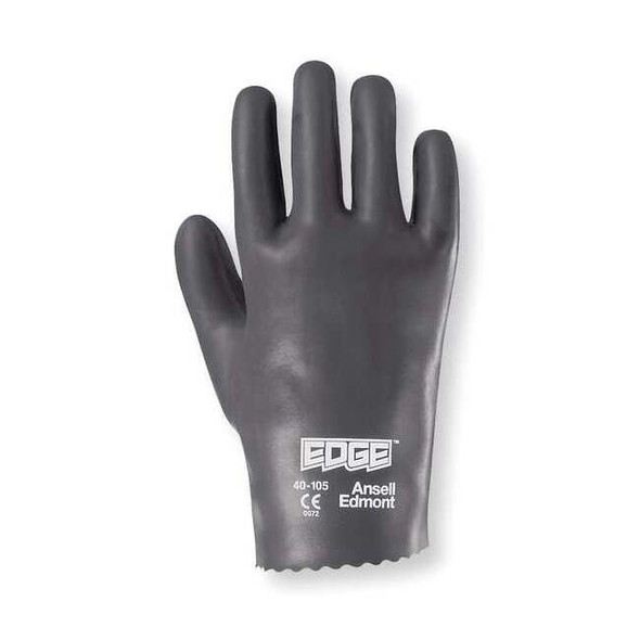Coated Gloves, Nitrile, Sandy, Full, 3 Abrasion Level, Gray, M (8 1/2) 1 PR