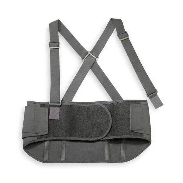 Condor Back Support with Stay,Black,Elastic,L 1UM56