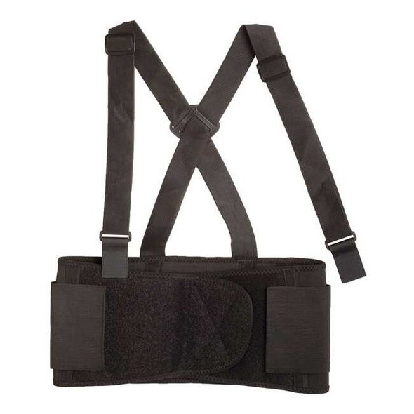 Condor Back Support with Stay,Black,Elastic,XL 1EC65