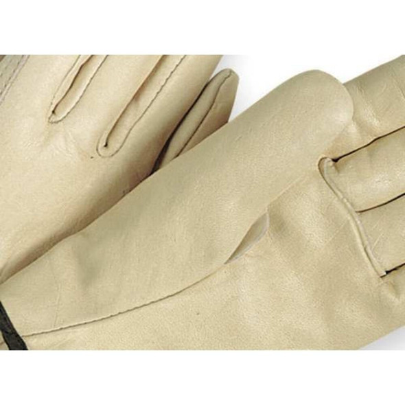 Leather Drivers Gloves, Cowhide, Full Finger, Shirred Slip-On, Medium, 1 Pair  3ZL51