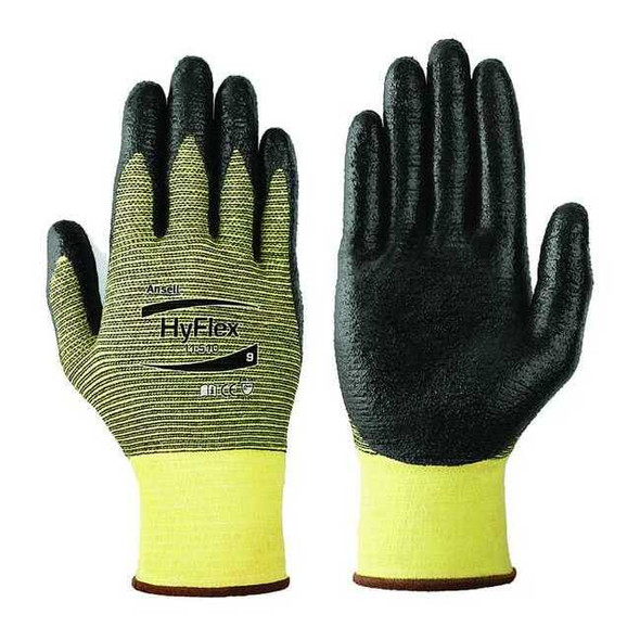 Ansell Cut-Resistant Coated Gloves, Cut Level A2 ,Nitrile ,Sandy ,L 1 PR 11-510