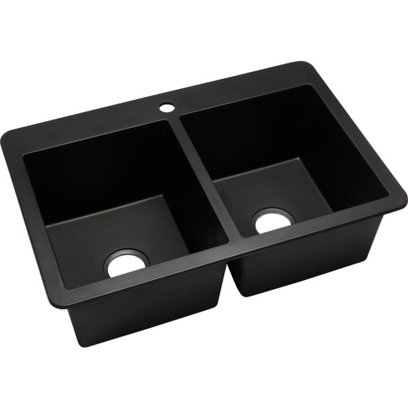 Stylebuilt 33 In. x 22 In. x 10 In. Granite-Composite Kitchen Sink LB3322H 429676