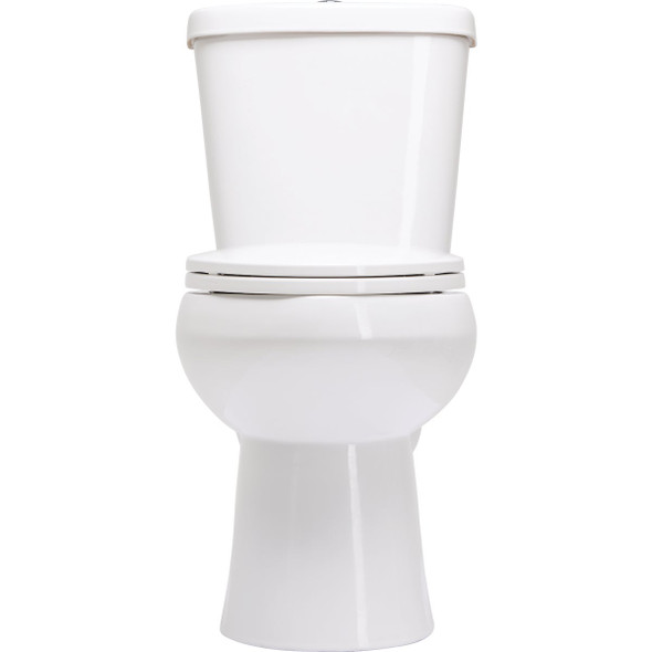 Common Goods Edge White Elongated 1.28 GPF HET Toilet FH-3468