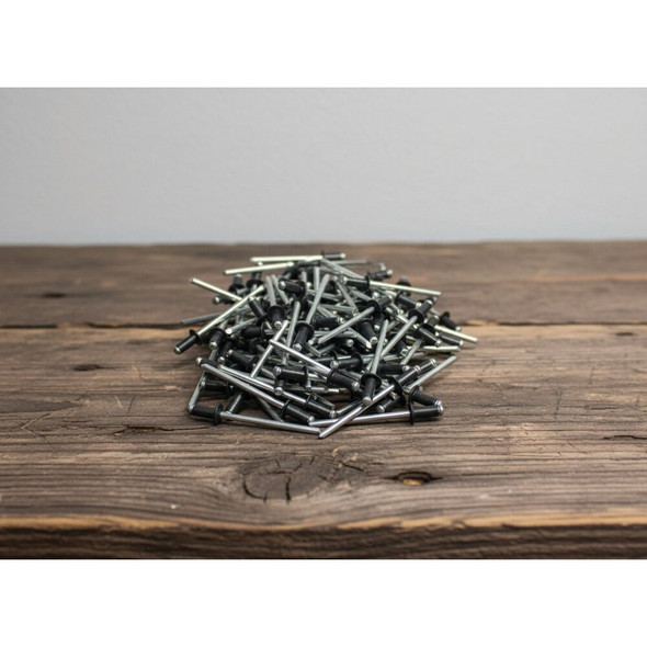 Spectra Metals 1-8 In. Dia. x 3-8 In. Black POP Rivets (100-Pack) PRRTBK 129056