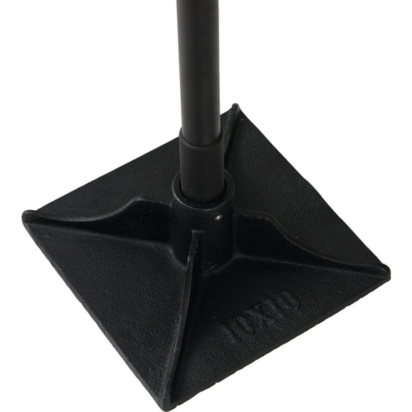 Do it Best 10 In. x 10 In. Tamper with 48 In. Steel Handle 60711026 349009