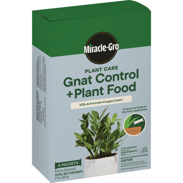 Miracle-Gro Plant Care Gnat Contol Plus Plant Food (4-Pack) 3064304