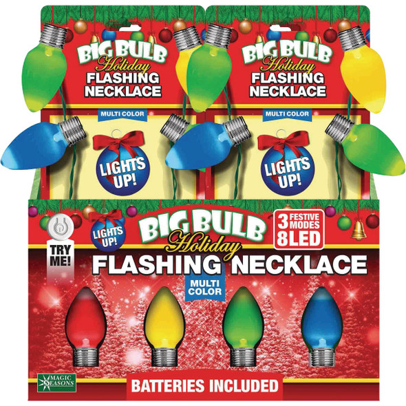 Magic Seasons Big Bulb Necklace 702325 Pack of 12