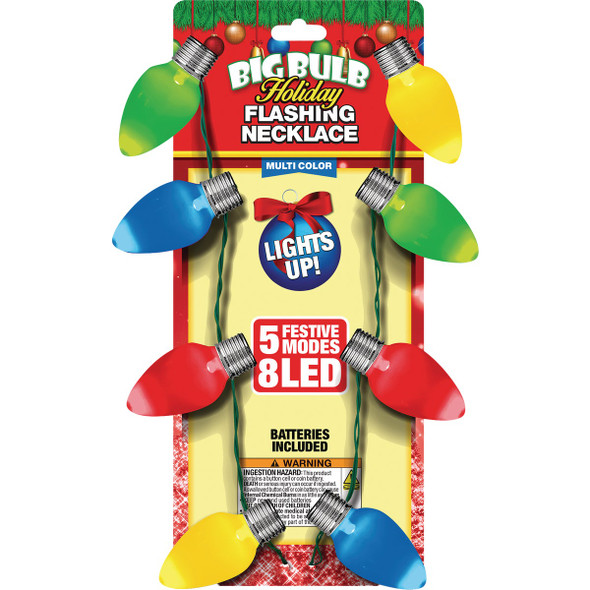 Magic Seasons Big Bulb Necklace 702325 Pack of 12 940688