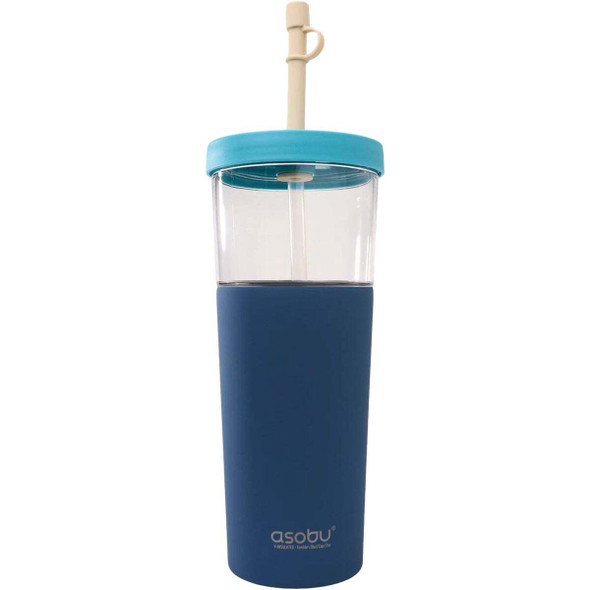 Ad-N-Art Marina 2-in-1 Insulated Tumbler and Mug, Pastel Blue ICT400PB