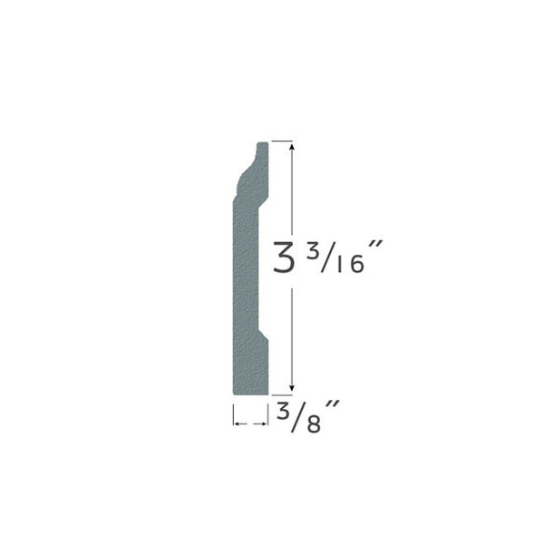 Inteplast Building Products 8' River Grey Base 86230800504 Pack of 12 177103