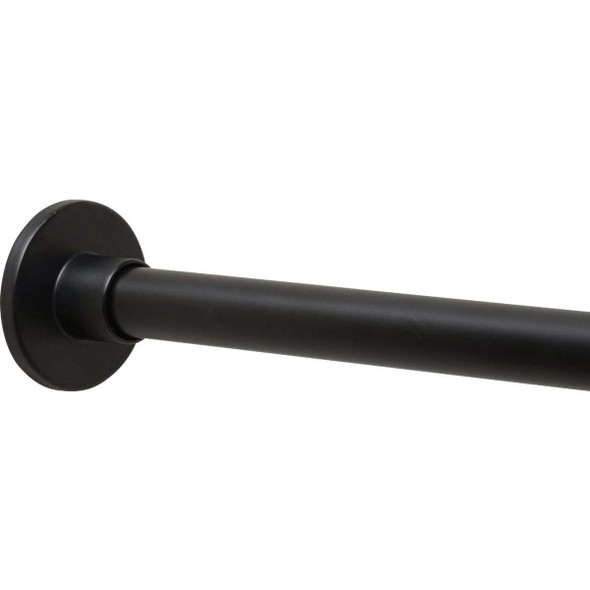 Zenna Home 86" Adj Ss Mb Shwr Rod 86F9STBKHL