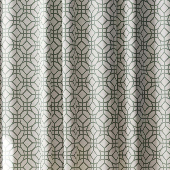Zenna Home 70x72 Sage Shwr Curtain CFRQUNSG