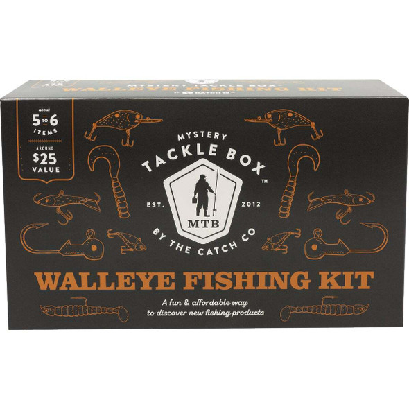 Mystery Tackle Box Walleye Regular Fishing Kit 15-10-RTL-10004WR