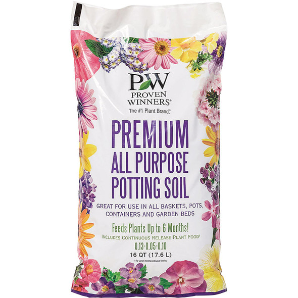 Proven Winners 16 Qt. Premium All Purpose Potting Soil 3101012.Q16P