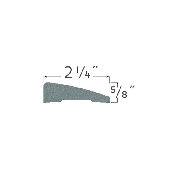 Inteplast Building Products 7' Black Casing Moulding 83500700040 Pack of 15 163553