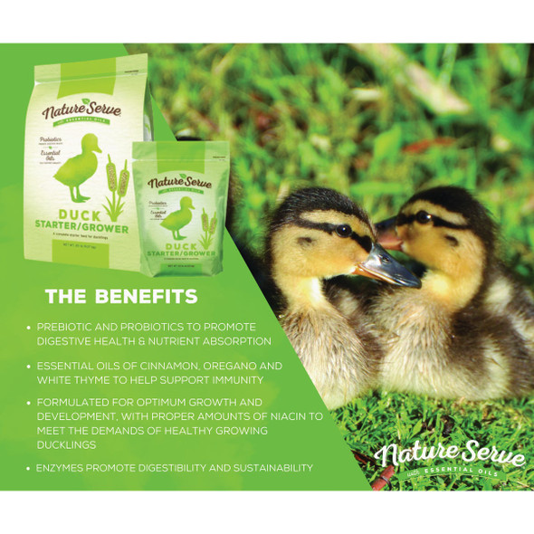 NatureServe 10 Lb. Duck Starter-Grower 290001 729398