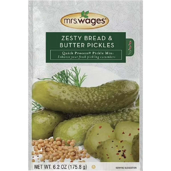 Mrs. Wages 6.2 Oz. Zesty Bread & Butter Pickling Mix W659-J6425