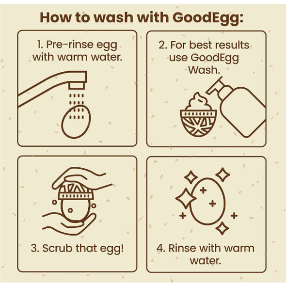 GoodEgg L-XL Egg Brush GE0002 749506