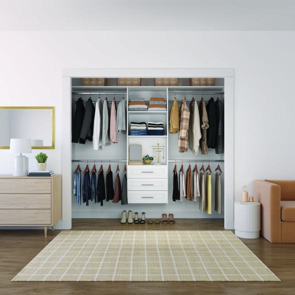 Easy Track Create Collection Wood Laminate 8 In. Drawer Kit (3-Pack) 680174-WH 231048